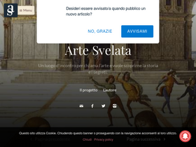 'artesvelata.it' screenshot