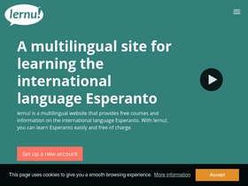 'lernu.net' screenshot