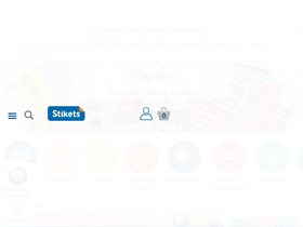 'stikets.es' screenshot