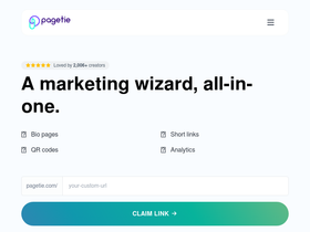 'pagetie.com' screenshot