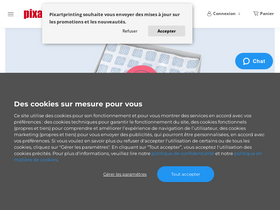 'pixartprinting.fr' screenshot