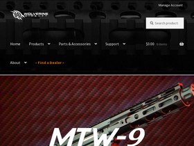 'wolverineairsoft.com' screenshot