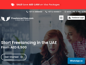 'freelancervisa.com' screenshot