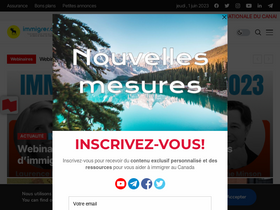 'immigrer.com' screenshot
