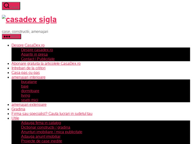 'casadex.ro' screenshot