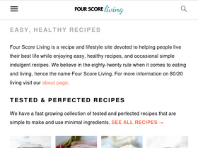'fourscoreliving.com' screenshot