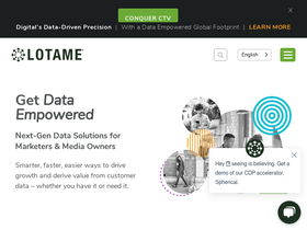 'lotame.com' screenshot