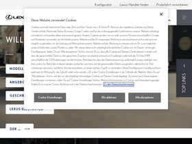 'lexus.de' screenshot