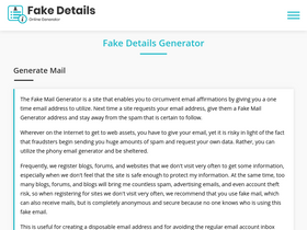'fakedetail.com' screenshot