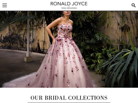ronaldjoyce.com homepage screenshot