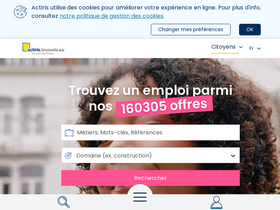 'actiris.brussels' screenshot