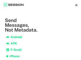 'getsession.org' screenshot