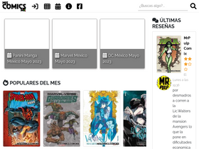 'miscomics.com.mx' screenshot