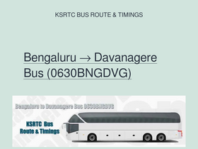 'ksrtcbus.in' screenshot