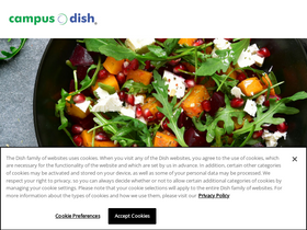 'campusdish.com' screenshot