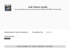 'atmtravelguide.com' screenshot