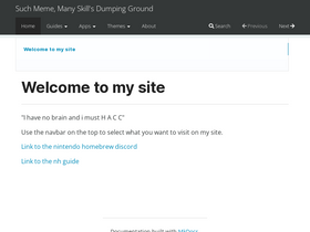 'suchmememanyskill.github.io' screenshot