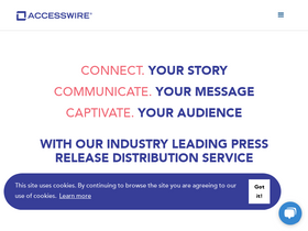 'accesswire.com' screenshot