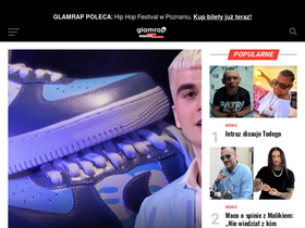 'glamrap.pl' screenshot