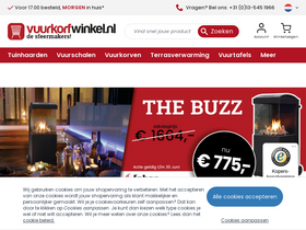 'vuurkorfwinkel.nl' screenshot