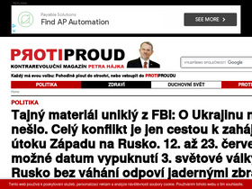 'protiproud.info' screenshot