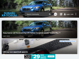 'subaruxvforum.com' screenshot