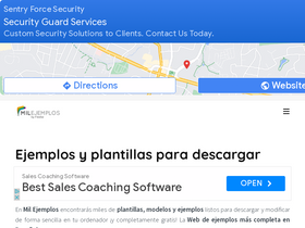 'milejemplos.com' screenshot