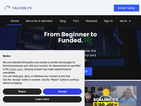 'falconfx.com' screenshot