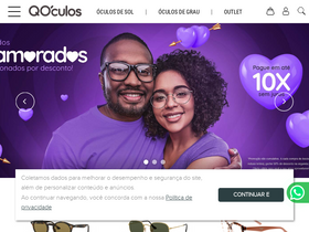 'qoculos.com.br' screenshot