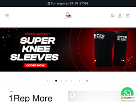1rm.com homepage screenshot