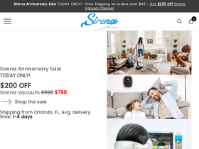 'sirenasystem.com' screenshot
