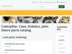 'avspare.com' screenshot