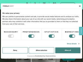 'pebblegrey.co.uk' screenshot