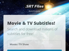 'srtfiles.com' screenshot