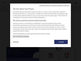 'larousse.fr' screenshot