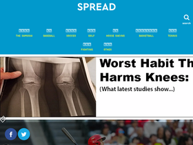 'spread-sports.jp' screenshot
