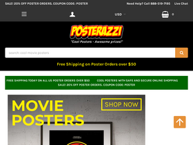 'posterazzi.com' screenshot