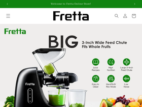 frettajuicers.com homepage screenshot