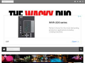 'thewackyduo.com' screenshot