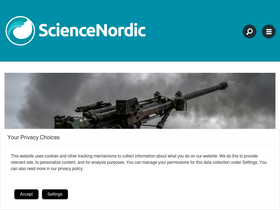 'sciencenordic.com' screenshot