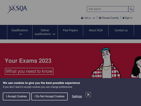 'sqa.org.uk' screenshot