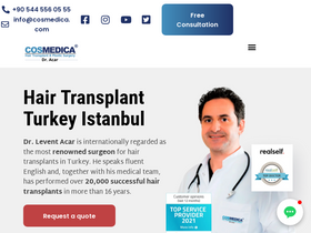 'cosmedica.com' screenshot