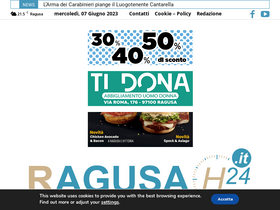 'ragusah24.it' screenshot