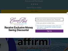 'crownreef.com' screenshot