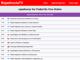 'rojadirectatvenvivo.com' screenshot
