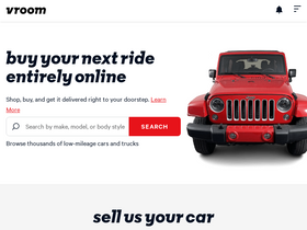 'vroom.com' screenshot