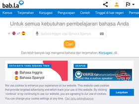 'babla.co.id' screenshot