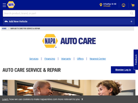 'napaautocare.com' screenshot