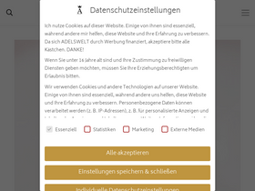 'adelswelt.de' screenshot