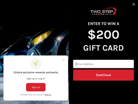 'twostepperformance.com' screenshot